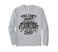 You Can't Hurt My Feelings Dad Mecánico Linterna Humor Gag Manga Larga