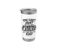 You Can't Hurt My Feelings Dad Mecánico Linterna Humor Gag Vaso térmico de acero inoxidable de doble pared