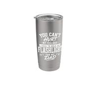 You Can't Hurt My Feelings Dad Mecánico Linterna Humor Gag Vaso térmico de acero inoxidable de doble pared