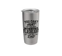 You Can't Hurt My Feelings Dad Mecánico Linterna Humor Gag Vaso térmico de acero inoxidable de doble pared
