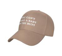 You Can't Make A Baby in The Butt Hat Gorra de béisbol Vintage para Hombre de Perfil bajo Sombrero de papá Moda Negro Sombreros Ajustables