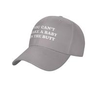 You Can't Make A Baby in The Butt Hat Gorra de béisbol Vintage para Hombre de Perfil bajo Sombrero de papá Moda Negro Sombreros Ajustables