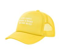 You Can't Make A Baby in The Butt Sombreros Gorra de Camionero de Malla clásica para Hombres y Mujeres Gorra de béisbol Negra Ajustable