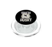 You Can't Scare Me I Have A Siberian Husky PopSockets PopGrip para MagSafe