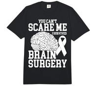 You Can't Scare Me I Survived Brain Surgery - Brain Survivor Comfort Colors Adult Heavyweight T-Shirt