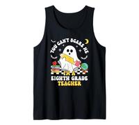 You Can't Scare Me I'm A Octavo Grado Maestro Halloween Camiseta sin Mangas