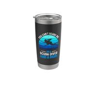 You Can't Scare Me I'm A Scuba Diver And A Mom Divers Diving Vaso térmico de acero inoxidable de doble pared