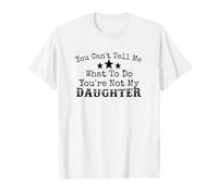 You Can't Tell Me What To Do You'Re Not My Granddaughter Fun Camiseta