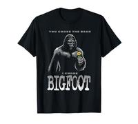 You Chose The Bear I Chose Bigfoot Funny Sasquatch Cryptid Camiseta