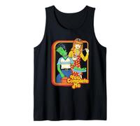 You Complete Me Valentine Sarcastic Retro Funny Adult Humor Camiseta sin Mangas