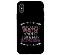 You Couldn'T Handle Me Even If I Came with Instructions Carcasa para iPhone X/XS