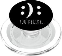 You Decide Tú Decides si estás de Buen o Mal Humor PopSockets PopGrip para MagSafe