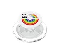 You Do You Boo Unicorn Rainbow Pride LBGT Gay Pride LGBTQ PopSockets PopGrip para MagSafe