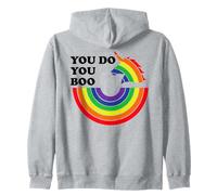 You Do You Boo Unicorn Rainbow Pride LBGT Gay Pride LGBTQ Sudadera con Capucha