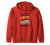 You don't Have To Be Crazy Camp With Us We Will Train You Sudadera con Capucha