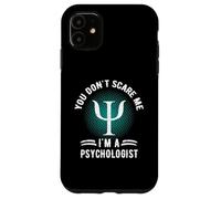 You Don't Scare Me I'm A Psychologist Refranes Retro Vintage Carcasa para iPhone 11