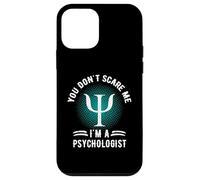 You Don't Scare Me I'm A Psychologist Refranes Retro Vintage Carcasa para iPhone 12 Mini