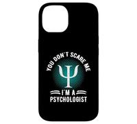 You Don't Scare Me I'm A Psychologist Refranes Retro Vintage Carcasa para iPhone 14