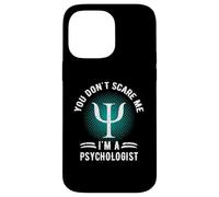 You Don't Scare Me I'm A Psychologist Refranes Retro Vintage Carcasa para iPhone 14 Pro MAX