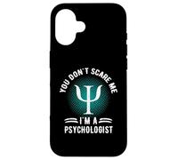 You Don't Scare Me I'm A Psychologist Refranes Retro Vintage Carcasa para iPhone 16
