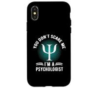 You Don't Scare Me I'm A Psychologist Refranes Retro Vintage Carcasa para iPhone X/XS