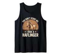 You Don't Scare Me Monto A Haflinger Camiseta sin Mangas