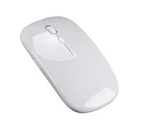 YOU GLOW GIRL Ratón inalámbrico led, ratón de computadora dpi Ajustable, ratón inalámbrico USB 2.4g, con Interfaz de conversión USB - c, Adecuado para ipads, tabletas (Blanco)