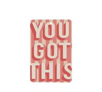 You Got This - Ambientadores de coche con texto en inglés "You Got This", 4 unidades, tarjetas perfumadas para colgar, tarjetas perfumadas para coche, tabletas de aromaterapia