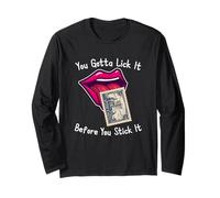 You Gotta Lick It Before You Stick It Funny Adult Joke Manga Larga