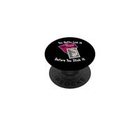 You Gotta Lick It Before You Stick It Funny Adult Joke PopSockets PopGrip Adhesivo