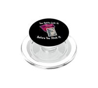 You Gotta Lick It Before You Stick It Funny Adult Joke PopSockets PopGrip para MagSafe