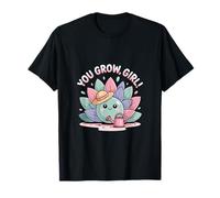You Grow Girl Adorable Motivación Suculenta Camiseta