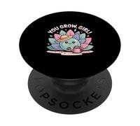 You Grow Girl Adorable Motivación Suculenta PopSockets PopGrip Adhesivo