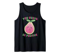 You Guava Be Positive Kawaii Lindo Divertido Camiseta sin Mangas