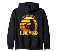 You Had Me At Flute Music Sudadera con Capucha