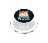 You Had Me At Oysters Funny Retro Vintage Oyster Lovers PopSockets PopGrip para MagSafe