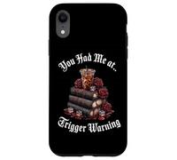You Had Me At Trigger Warning Book Spicy Books & Coffee Icy Carcasa para iPhone XR