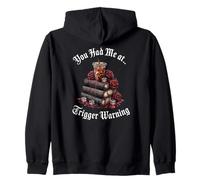 You Had Me At Trigger Warning Book Spicy Books & Coffee Icy Sudadera con Capucha