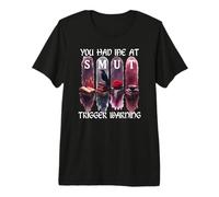 You Had Me at Trigger Warning Dark Romance Book Merch Smutty Camiseta Premium