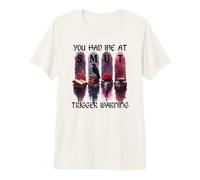 You Had Me at Trigger Warning Dark Romance Merch Smutty Book Camiseta Premium