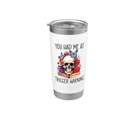 You Had Me at Trigger Warning Smutty Dark Romance Book Smutt Vaso térmico de acero inoxidable de doble pared
