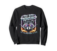 You Into Pronombres Let Me She Them Tiddies Sigma Raccoon Sudadera