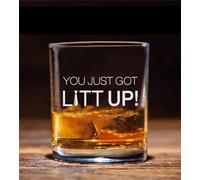 You Just Got Litt Up! - Louis-Litt - Harvey-Specter - Suits1 Cup - Divertidos vasos de whisky - Taza oficial Louis-Litt como se ve en trajes- Regalo para amantes de los vasos de whisky, regalos para