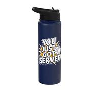 You Just Got Served - Cotización de jugador de voleibol Stainless Steel Insulated Water Bottle