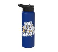 You Just Got Served - Cotización de jugador de voleibol Stainless Steel Insulated Water Bottle