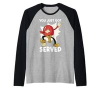 You Just Got Served | Funny Table Tennis Camiseta Manga Raglan