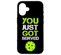 You Just Got Served Pickleball, Divertido Deporte para Jugadores de Pickleball Carcasa para iPhone 16