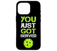 You Just Got Served Pickleball, Divertido Deporte para Jugadores de Pickleball Carcasa para iPhone 16 Pro