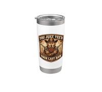 You Just Yee'd Your Last Haw Funny Outlaw Cowboy Dog Dueño Vaso térmico de acero inoxidable de doble pared