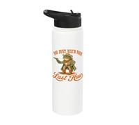 You Just Yee'd Your Last Haw Funny Outlaw Cowboy Frog Stainless Steel Insulated Water Bottle